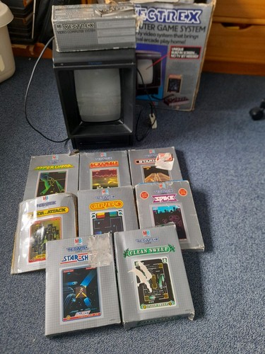 Boxed vectrex console with - mb,