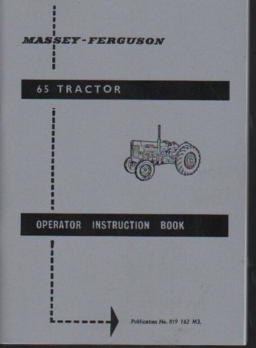 Massey ferguson tractor - massey-ferguson, "65"
