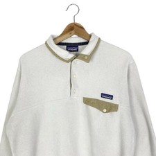 Patagonia Synchilla Fleece Snap-T Cream - Size Men's S