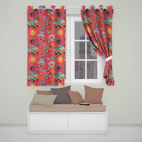 Blackout eyelet curtain - eyelet, hippie