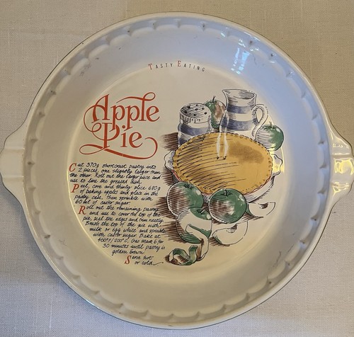 Vintage rayware apple pie dish - rayware,