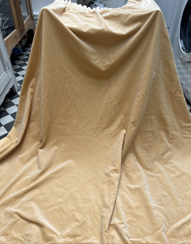 Vintage cotton velvet - velvet, curtain