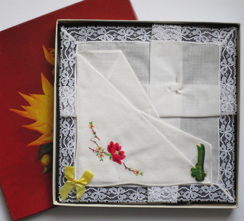 Vintage embroidered lace