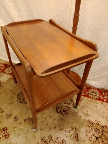 Danish teak drinks trolley mid - danish,