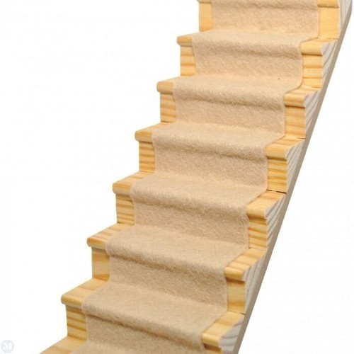 Beige stair carpet dolls - beige,