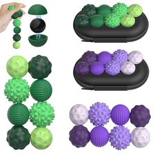 Stress Relaxation Sensory Magnetic Ball Silicone Hand Massage Balls Men Women UK