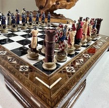 Crusaders Chess Set Solid Wood