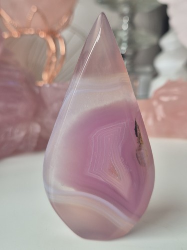 Pink jelly agate - pink,