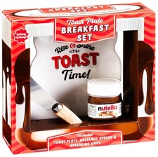Nutella Toast Plate Breakfast Set A Tasty Way To Start Each Day Ideal Xmas Gift