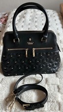 Modalu Pippa Black Studded Bag Faux Leather Shoulder Grab Bag Modalu London.