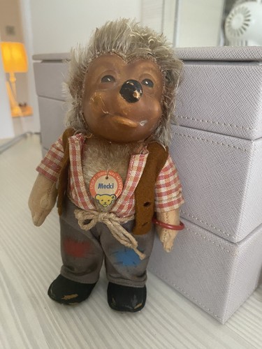 Vintage steiff mecki hedgehog - mecki,