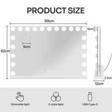 LED Hollywood Makeup Mirror