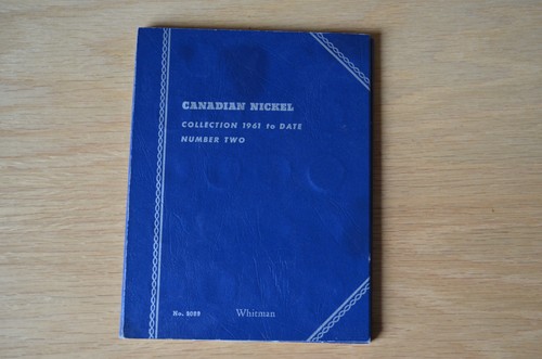 Whitman coin folder featuring