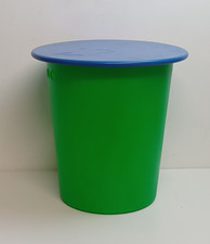Vintage 1990s Ikea Glis Storage Table Green Blue 46 CM Tall