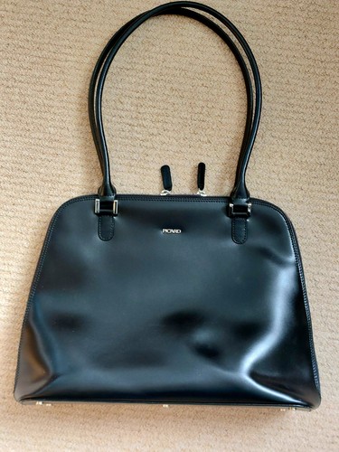 Picard black leather bag - , with