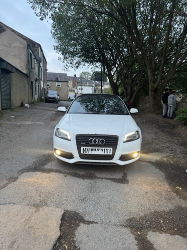 White quattro audi - audi, a3
