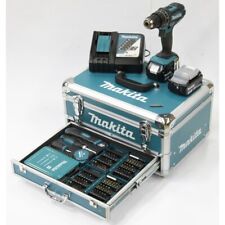 Makita Cordless Drill 18V DHP482RFX9 IN Case 94 Accessories 2x3, 0AH