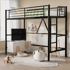 Single Loft Bed with Stair