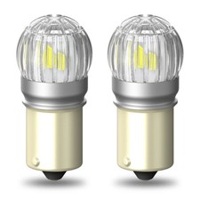 2X BA15S 1156 7506 White LED