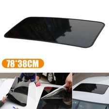 Universal Car Sticker Simulation Fake Sunroof Black Vinyl Film 78X38CM For DIY