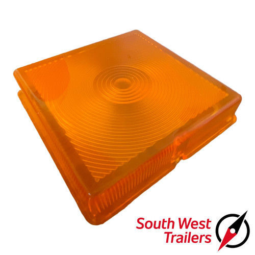 Orange rear indicator - orange, lens