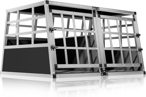 Aluminium dog crate - xl, for