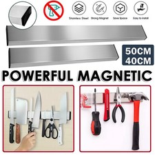 Magnetic Knife Rack Wall Mounted Kitchen Holder Strip Stainless Strong Magnet UK