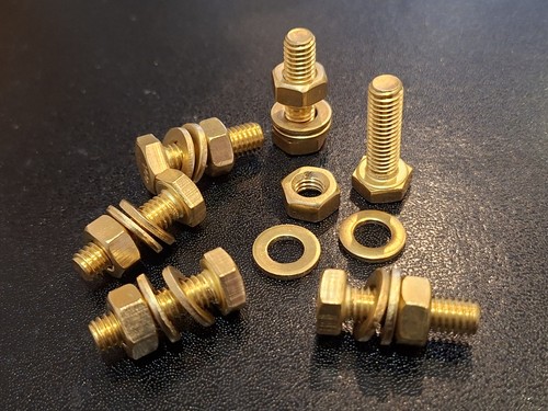 Brass hex head - m6, x