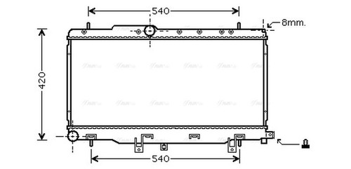 Ava coolant radiator - ava,