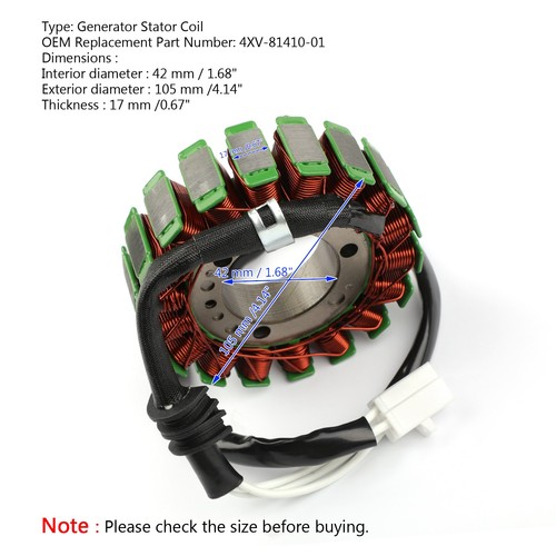 Stator fit for yamaha - stator, r1
