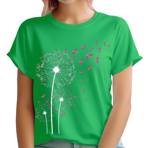 Pink ribbon dandelion - pink,