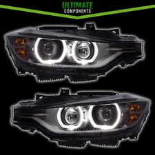 BMW 3 Series F30 F31 2012-2015 Headlights Headlamps Xenon Look LED Angel Eyes