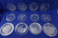 Lalique (12) Dated Plates