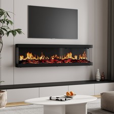 LED Fireplace Media Wall Fire