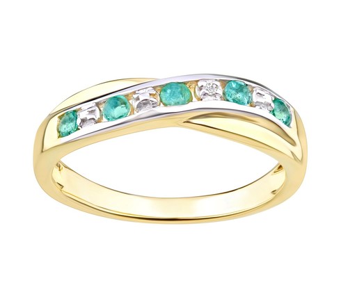 9ct yellow gold - gold, silver