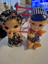 Vintage Woozie Dolls. Sucks Thumb Sits Down. 1960-70. Comes With Bag 4.5in