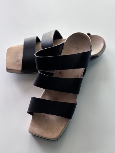 Trippen wedge wood sole - wood, shoes