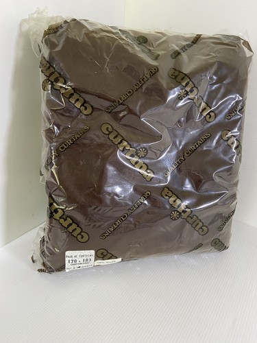 Vintage curtains brown 100 - curtains, 100%