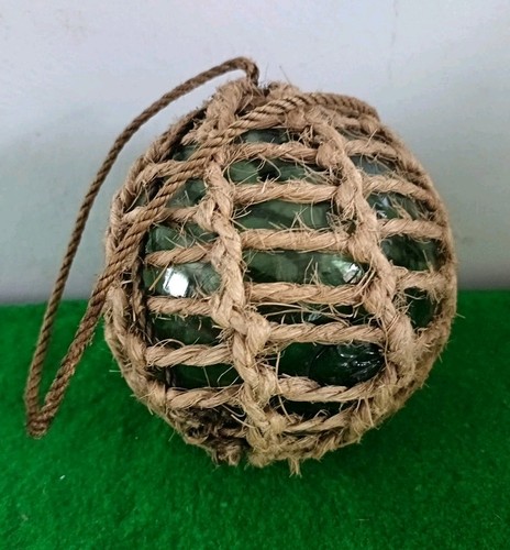 Vintage fishing float green - fishing,
