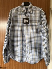 Marlboro Classics Men's Long Sleeve Blue Check x Large Shirt New With Tags