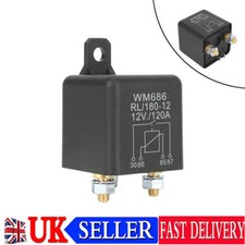 12V 120A 4-Pin Heavy Duty Split Charge Relay ON/OFF Switch For Caravan Campervan