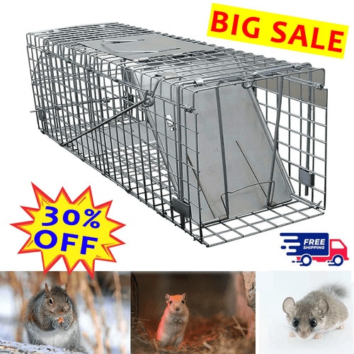 Live animal cage trap - live,