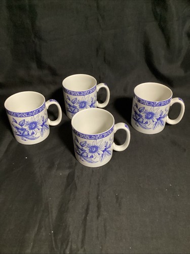 Spode blue floral - mugs, 4
