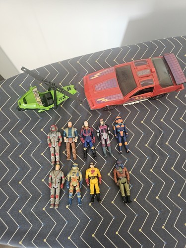 Figures with car and - with,