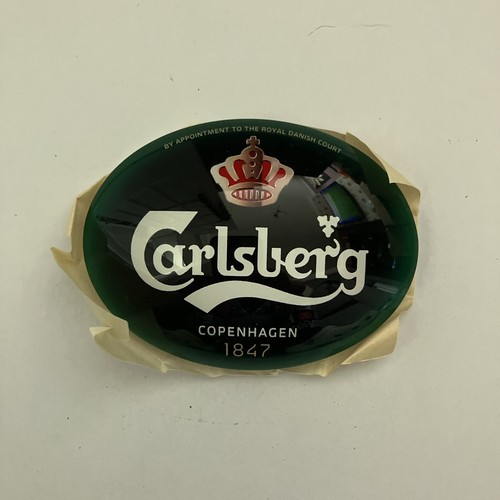 Carlsberg beer pump badge oval - carlsberg,