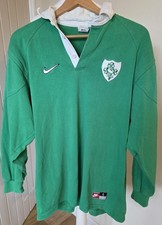 Rare Vintage Nike Ireland Rugby Jersey L