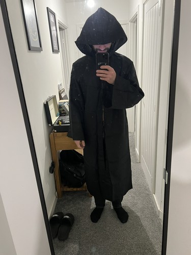 Hooded robe star wars jedi - hooded,