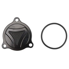 CNC Black Oil Filter Cover For
