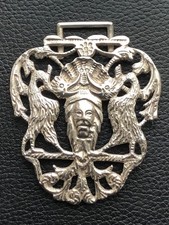 Antique Deakin & Francis Ltd Solid Silver Nurses Buckle Birmingham 1891.