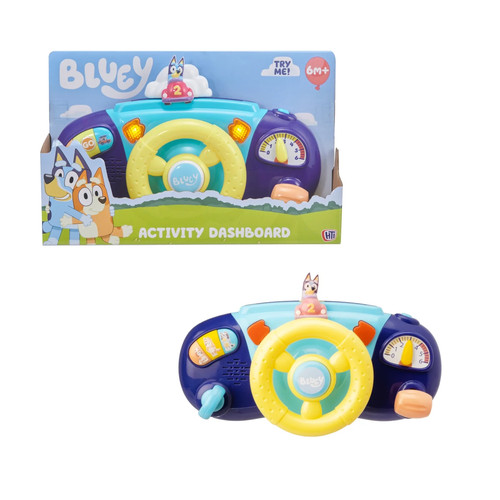Bluey steering wheel car - bluey,